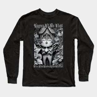 Gnomes Of The Night...After Dark Garden Oasis Mischief (Version 6) Long Sleeve T-Shirt